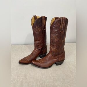 Idyllwind Women's Wildwest Brown Western Boots-Snip Toe Sz 7 1/2 B Cowboy